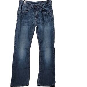 Buckle Brady-X Buffalo David Bitton Men's Jeans W28 L32 Distressed Frayed Hem